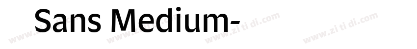 派悦Sans Medium字体转换 派悦Sans Medium字体转换